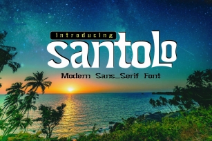 Santolo Font Download