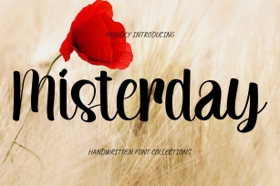 Misterday Font Download
