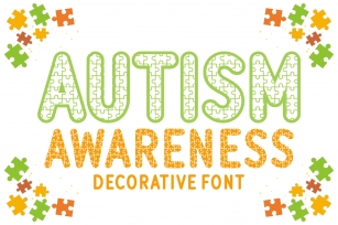 Autism Awareness Font Download