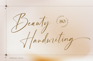 Beauty Handwriting handwritten font Font Download