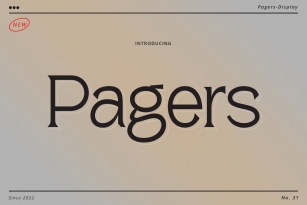 Pagers Font Download