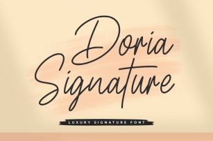 Doria Signature Font Download