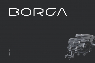 Borga Futuristic Tech Font Download