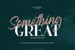 Something Great Serif Personal Font Download