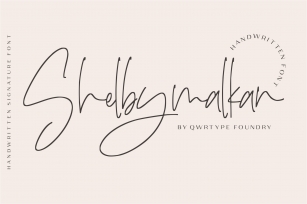 Shelbymalkan Font Download