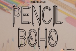 Pencil Boho Font Download