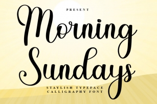 Morning Sundays Font Download