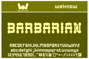 Barbarian Font Download