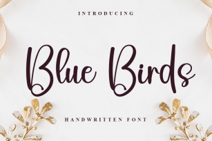 Blue Birds Font Download