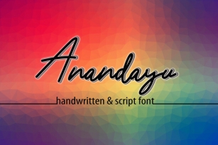 Anandayu Font Download