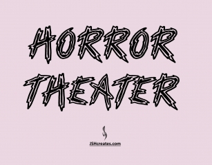 Horror Theater Font Download