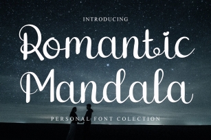 Romantic Mandala Font Download