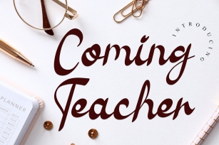 Coming Teacher Font Download