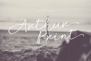 Arthur Print Font Download