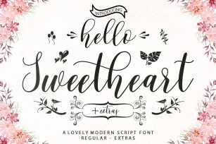 hello Sweetheart Font Download