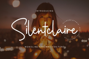 Silentclaire A Monoline Handwritten Font Download