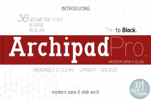 ArchipadPro Font Download