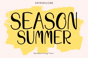 Season Summer Font Download
