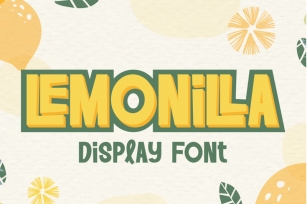 Lemonilla | Quirky Display Font Font Download