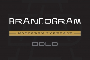 Brandogram Bold Monogram Typeface Font Download