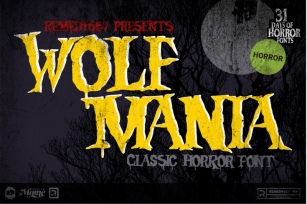 Wolf Mania Font Download