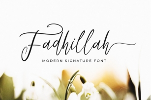 Fadhillah Signature Font Download