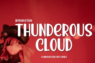 Thunder Clouds Font Download
