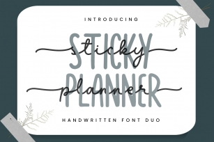 Sticky Planner Font Download