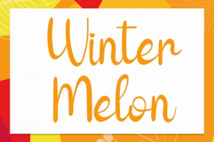 Winter Melon Font Download