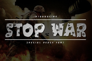 Stop War Font Download