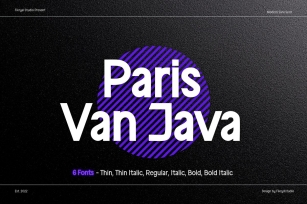 Paris Van Java Font Download
