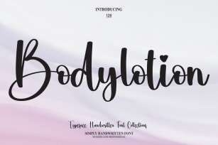 Bodylotion Font Download