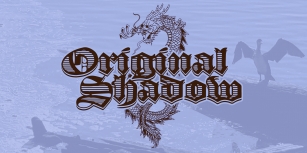 Original Shadow Font Download