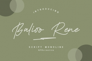 Balioo Rene Font Download