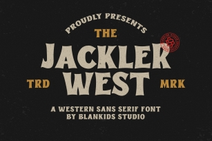Jackler West a Western Sans Serif Font Download