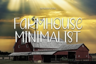 Farmhouse Minimalist Font Download
