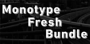 fonts Monotype Fresh Bundle Font Download
