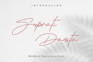 Suprati Danita Font Download