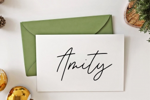 Amity Font Download