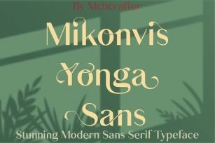 Mikonvis Yonga Sans Font Download