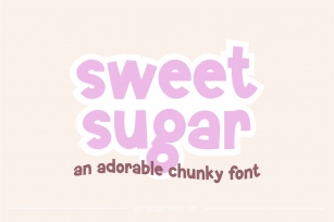 SWEET SUGAR Playful Bold Font Download