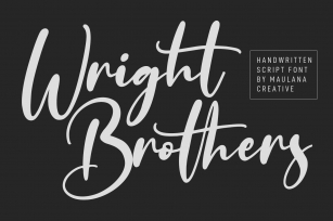 Wright Brothers Font Download