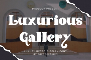 Luxurious Gallery - Luxury Retro Display Font Font Download