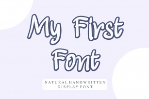 My First Font Download