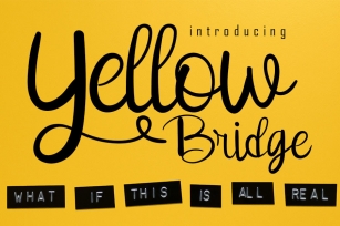 Yellow Bridge Font Download