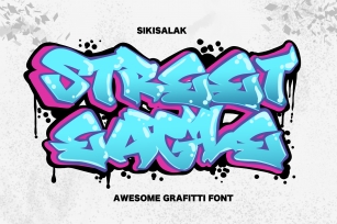 Street Eagle Graffiti Font Download