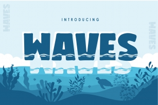 Waves Font Download