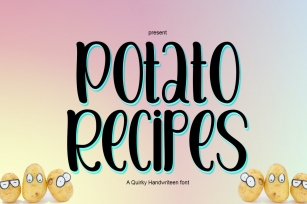 Potato Recipes Font Download