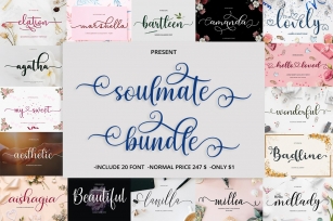 Soulmate Bundle Font Download