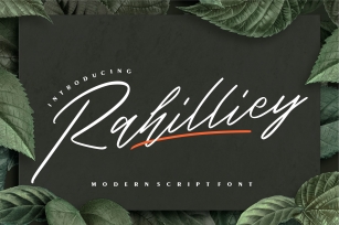 Rahilliey Font Download
